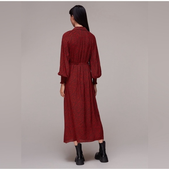 Whistles Pansy Dot Shirt Dress - Picture 2 of 5